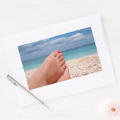 夏休み長方形シール 長方形シール (封筒)