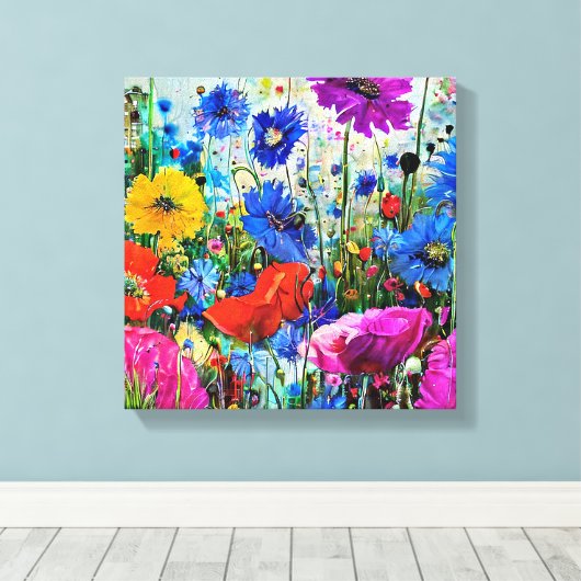 夏休み キャンバスプリント (インサイチュ (ウッドフロア))