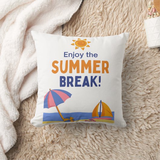 夏休み クッション (ブランケット)