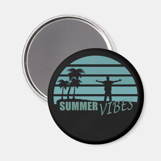 夏休み マグネット (正面/裏面)