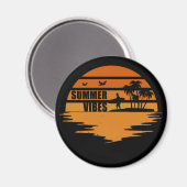 夏休み マグネット (正面/裏面)