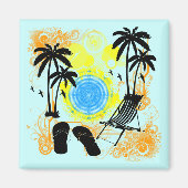 夏休み マグネット (正面)