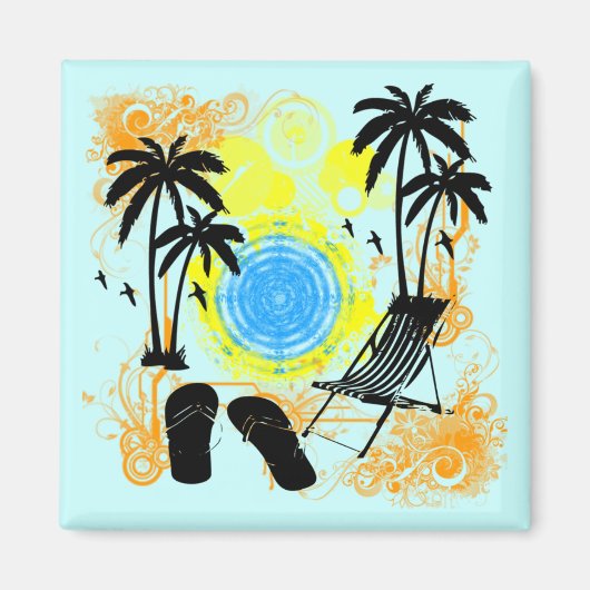 夏休み マグネット (正面)