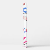 夏休み：ヤシの木パイナップルパターン Case-Mate iPhoneケース (裏面 / 右)