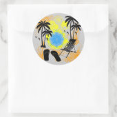 夏休み ラウンドシール (バッグ)