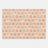 夏休み。傘の柄  ラッピングペーパーシート (正面3)