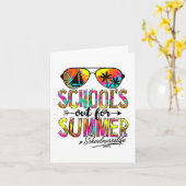 夏休み 学校はお休み 看護師さん カード (黄色い花)