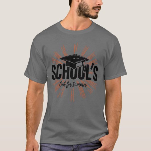 夏休み 学校卒業式終わり fri tシャツ (正面)