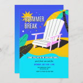 夏休み 招待状 (正面/裏面)