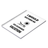 夏休み | 新学期版 ノートブック (左側)