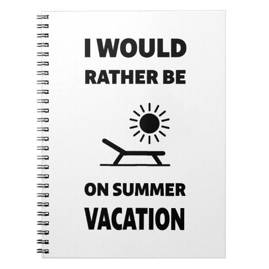 夏休み | 新学期版 ノートブック (正面)