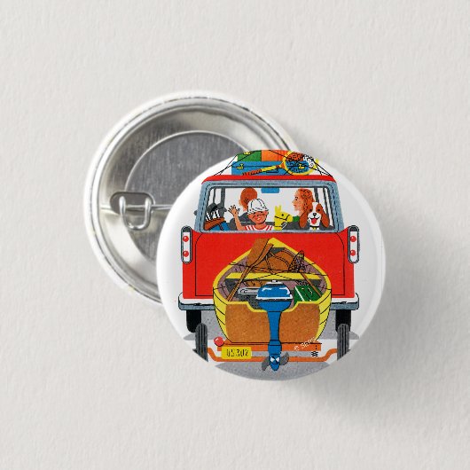 夏休み 缶バッジ (正面&裏面)