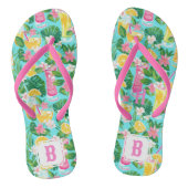 夏名門私立校風ののトロピカルカクテル |モノグラム ビーチサンダル (ソール)