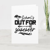 夏向けの学校 カード (正面)