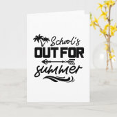 夏向けの学校 カード (黄色い花)