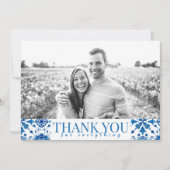 夏地中海のの写真結婚の「ありがとう」 セーブザデート (正面)