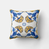 夏地中海の青黄色 クッション (裏面)