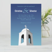 夏地中海の, 5.5 x 7.5結婚's 招待状 (スタンド正面)