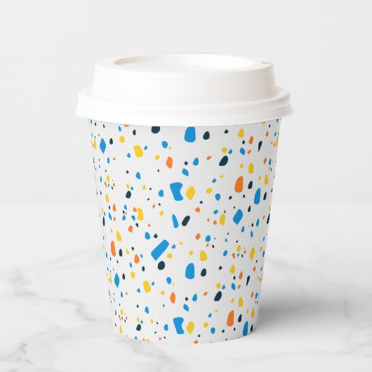 夏型カラフルコースタイリッシュヒショップ 紙コップ (正面)