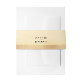 夏夕べサンセットフィ素朴ールド結婚ズ 招待状ベリーバンド