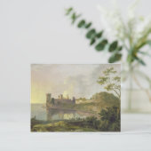 夏夕べ（ケルナルフォン城）c.1764-65 (油) ポストカード (スタンド正面)