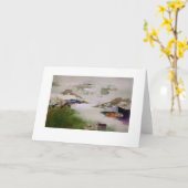 夏夢のNotecard カード (黄色い花)