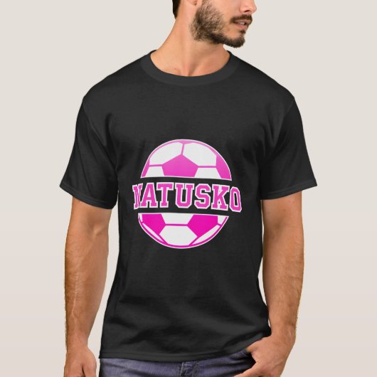 夏子サッカー遊スポーツファンボール Tシャツ (正面)