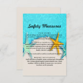 夏季かわいらしビーチ安全対策 エンクロージャーカード (正面/裏面)