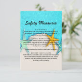 夏季かわいらしビーチ安全対策 エンクロージャーカード (スタンド正面)