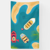 夏季旅行 横断幕 (縦)