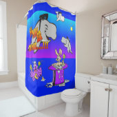 夏季漫画シャワーカーテン シャワーカーテン (インサイチュ)