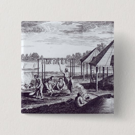 夏小屋 缶バッジ (正面)