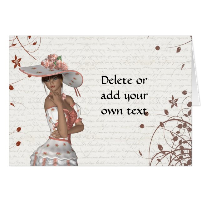 夏帽子をかぶった女の子 (正面横)