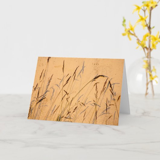 夏影 カード (黄色い花)