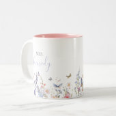 夏数々の色の花嫁 ツートーンマグカップ (正面左)