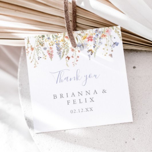 夏数々の色の野結婚花 フェイバータグ