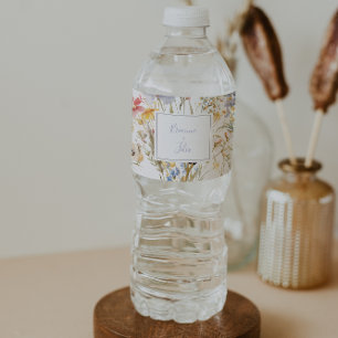 夏数々の色の野結婚花 ペットボトルラベル