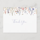 夏数々の色の野花 ポストカード (正面)