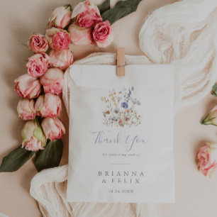 夏数々の色の野草ありがとう結婚 フェイバーバッグ