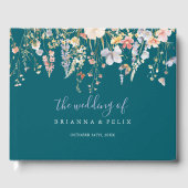 夏数々の色の野草緑結婚色 ゲストブック (正面)