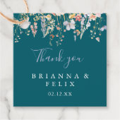 夏数々の色の野草緑結婚色 フェイバータグ (正面)