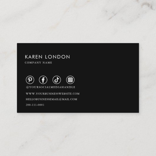 夏数々の色ワイルドフラワーガーデナー&フローリスト 名刺 (裏面)