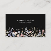 夏数々の色ワイルドフラワーガーデナー&フローリスト 名刺 (正面)