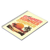 夏文字デザイン ノートブック (左側)