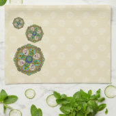 夏新しいハンドタオル キッチンタオル (折り畳み)