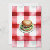 夏新学期BBQパーティー 招待状 (裏面)