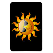 夏日フレキおもしろいシブル磁石 マグネット (縦)