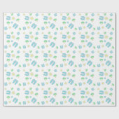 夏日曜日およびサンダルのギフト用包装紙 ラッピングペーパー (フラット)