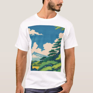 夏日本の季 Tシャツ