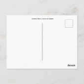 夏日本の葉のカエデ ポストカード (裏面)